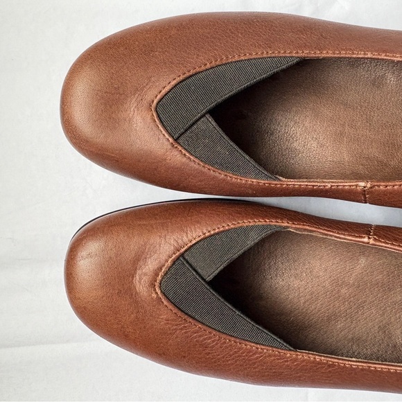 Wolky Comfort Shoes sz 8 Brown Leather Ballet Slip on Heels Walking - Picture 12 of 13